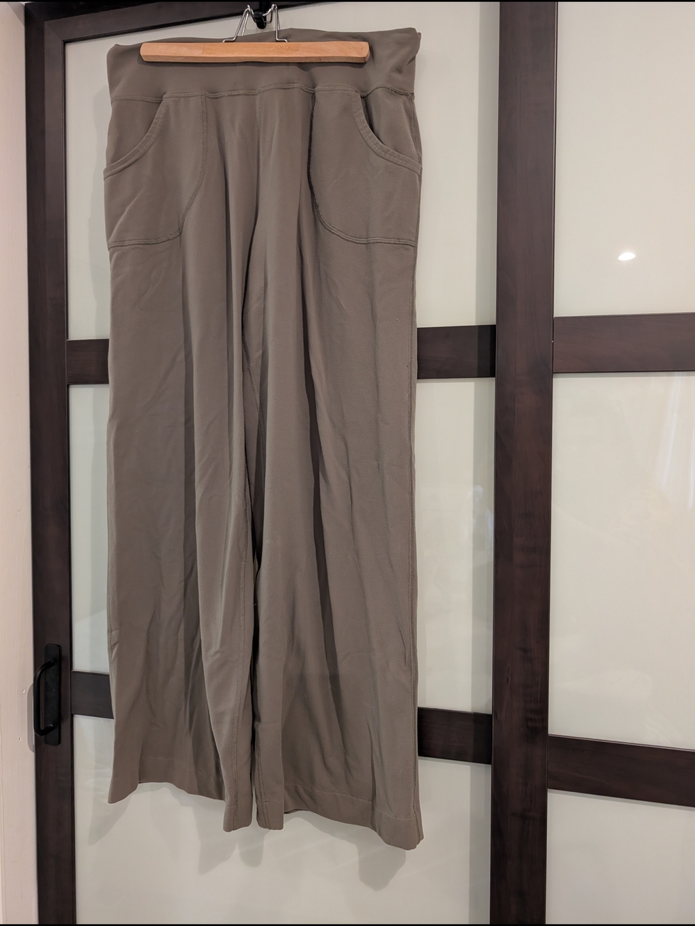 lululemon athletica Wide-Leg Pants in Taupe